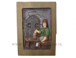 leeuw bier houten bord 10